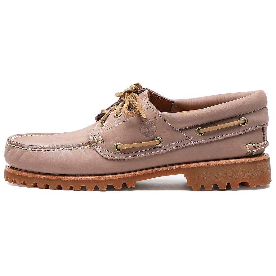 Timberland AUTHENTICS Collection Leather Boat Shoes Men's Light Purple