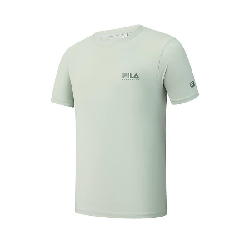 FILA Fitness T Shirt Men's Water Grass Gray Green