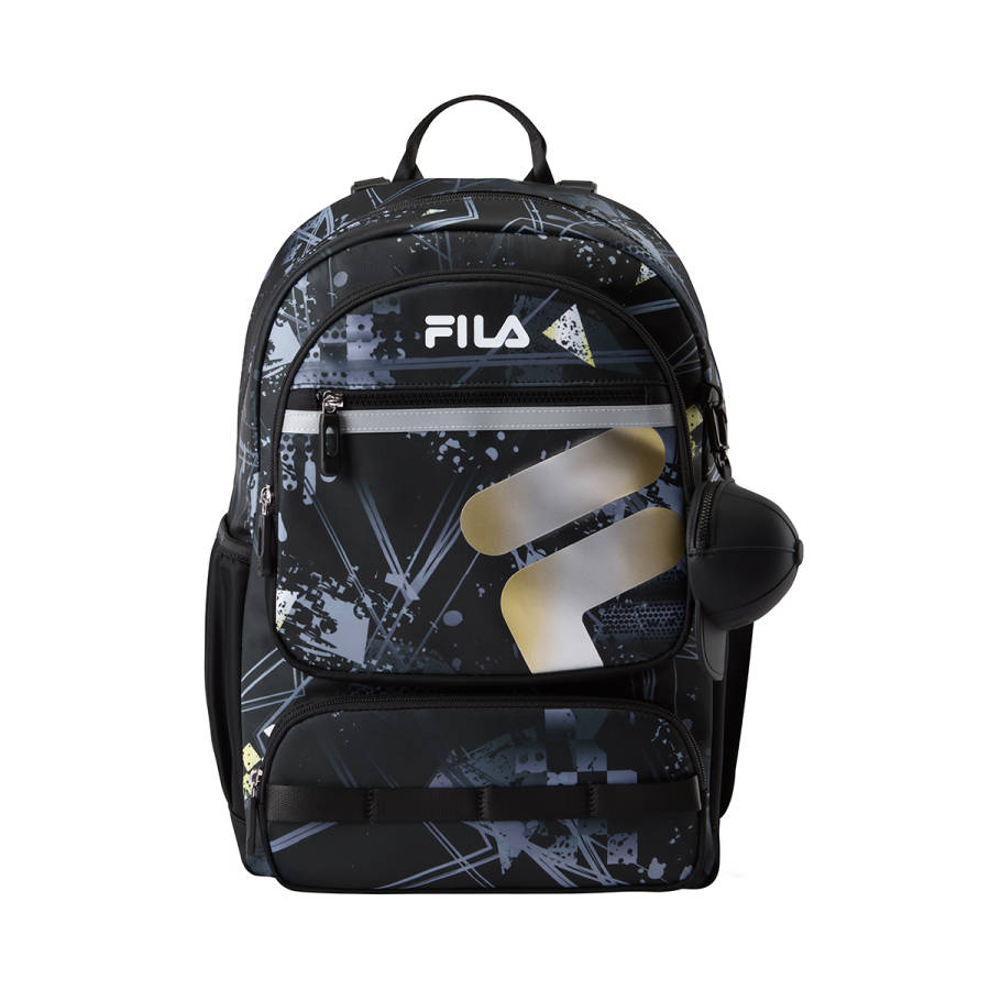 FILA KIDS Twill Nylon Backpack Kids' Pitch Black/Butterfly Purple