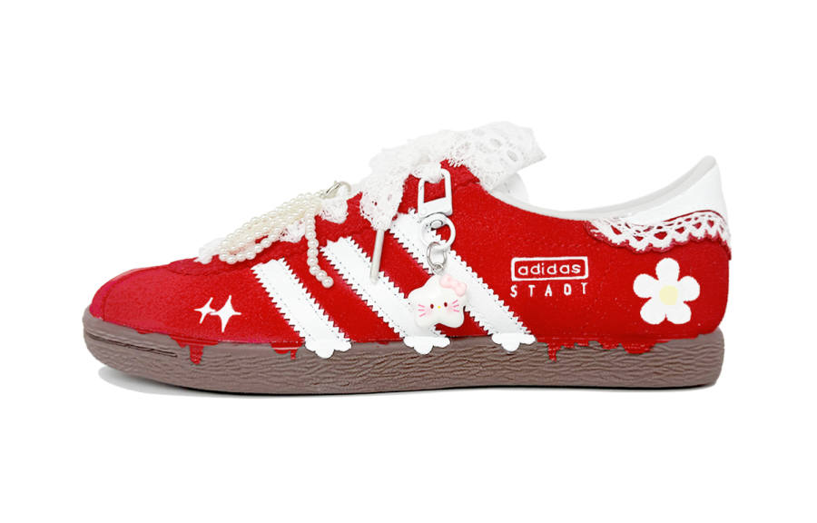 Adidas Originals Stadt Total Red Core Low top German Army Trainers Unisex