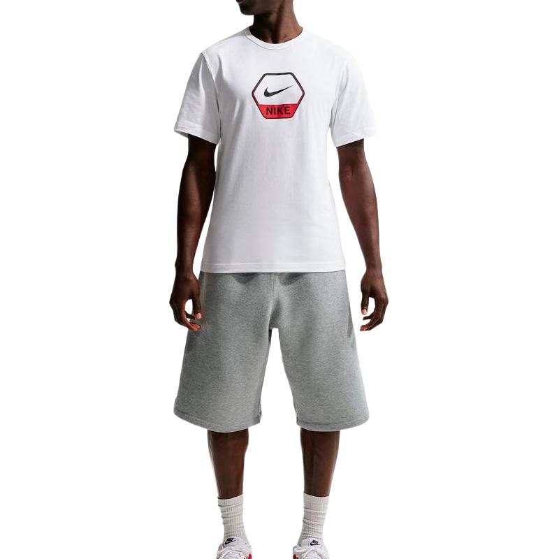 Nike Nike Sportswear T Shirts Men's White Crew Neck