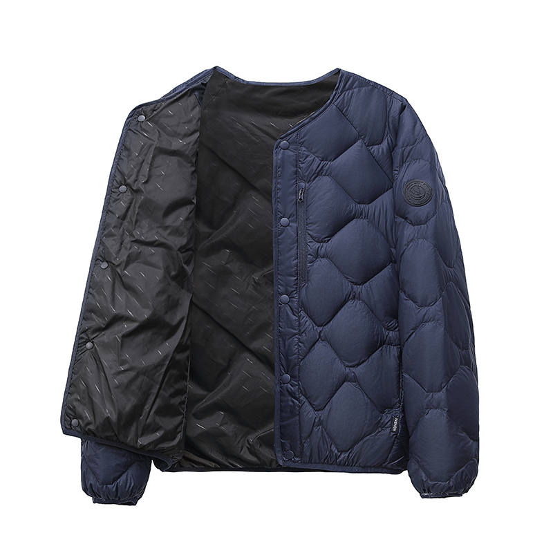 YALU Down Jackets Men's Crew Neck Moderate