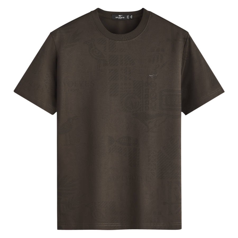 SEPTWOLVES SEPTWOLVES T Shirts Men's Crew Neck