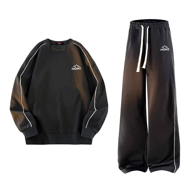 BALENO BALENO Sweatshirt Sets Unisex Crew Neck Moderate
