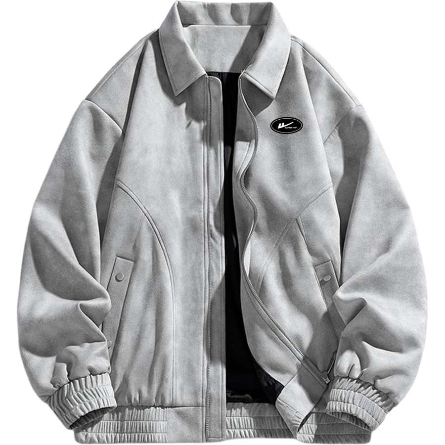 WARRIOR WARRIOR Leather Jackets Unisex Lapel Moderate