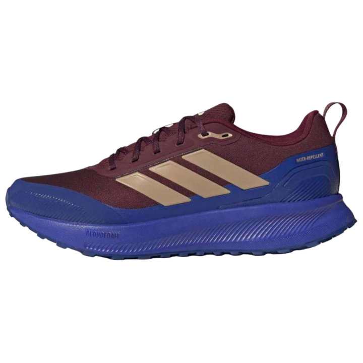 Adidas Adidas Runfalcon 5.0 Waterproof Support Running Shoes Men's Red Blue
