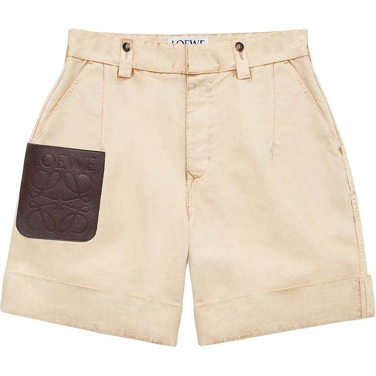 LOEWE Casual Shorts Men's Beige Moderate
