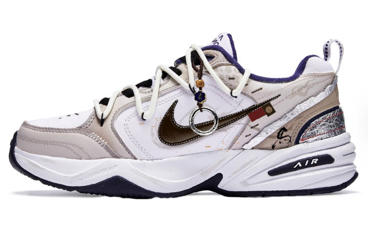 Nike Nike Air Monarch 4 Mystic Horse Golden Shadow MONE Manufacturing Lightweight Breathable Low top Chunky Sneakers Unisex