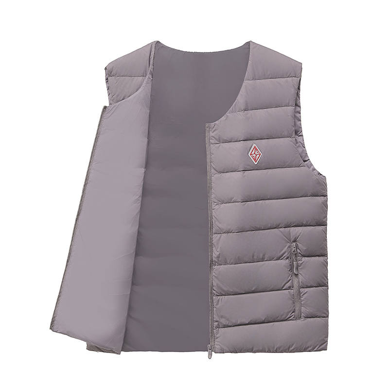 YALU Down Vests Men's V Neck Moderate Other