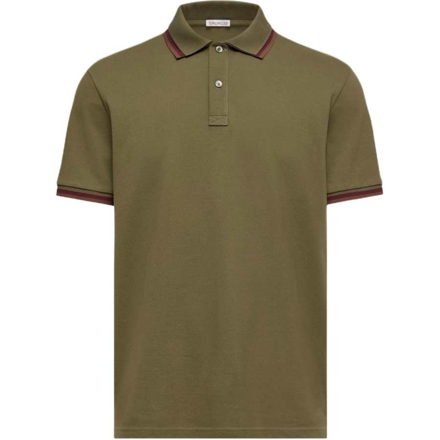 Moncler Double Collared Piquet Polo Shirt