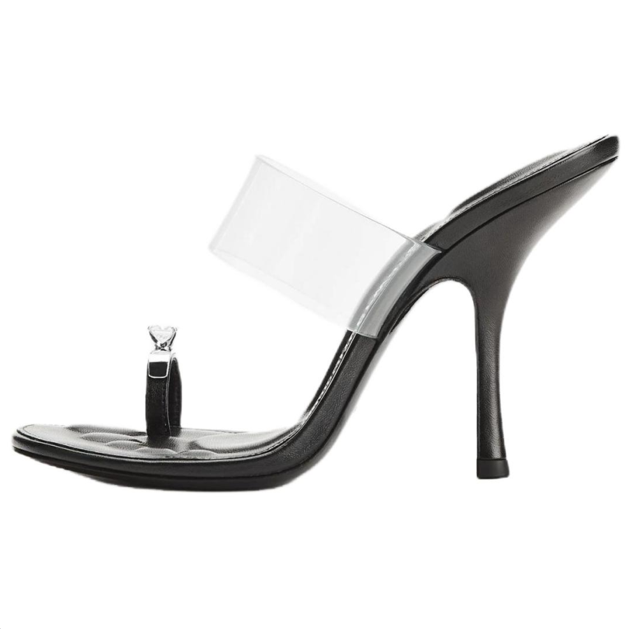 Alexander Wang Slide Slippers Women's Black