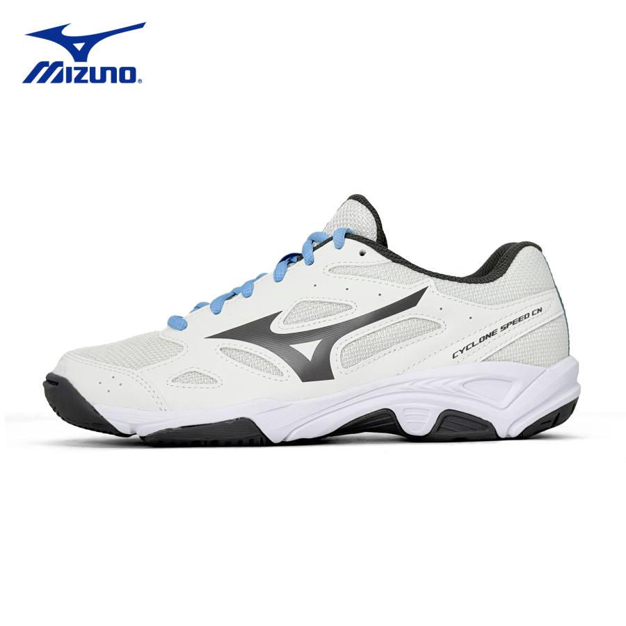 Mizuno Cyclone Speed CN Low top Training Shoes Unisex White Blue Gray