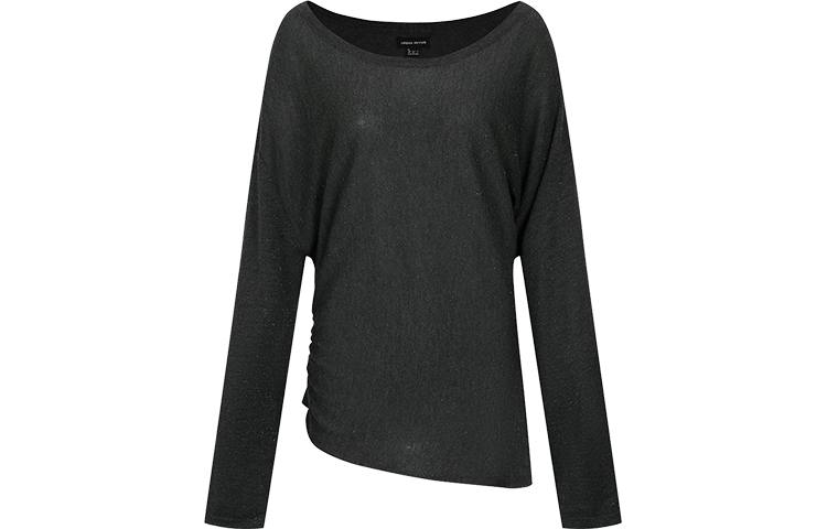 URBAN REVIVO Knitwear Trendy Metallic Yarn Pleated Irregular Women's 1 Pack