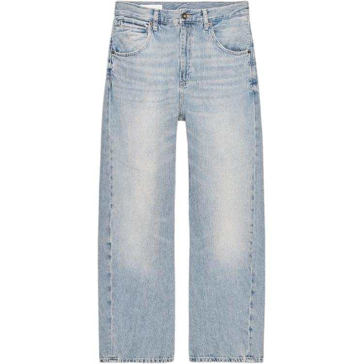 ZARA Jeans Men's Blue Moderate Straight Fit Pants