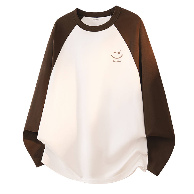 Tonlion T Shirts Unisex Crew Neck Moderate Straight Fit