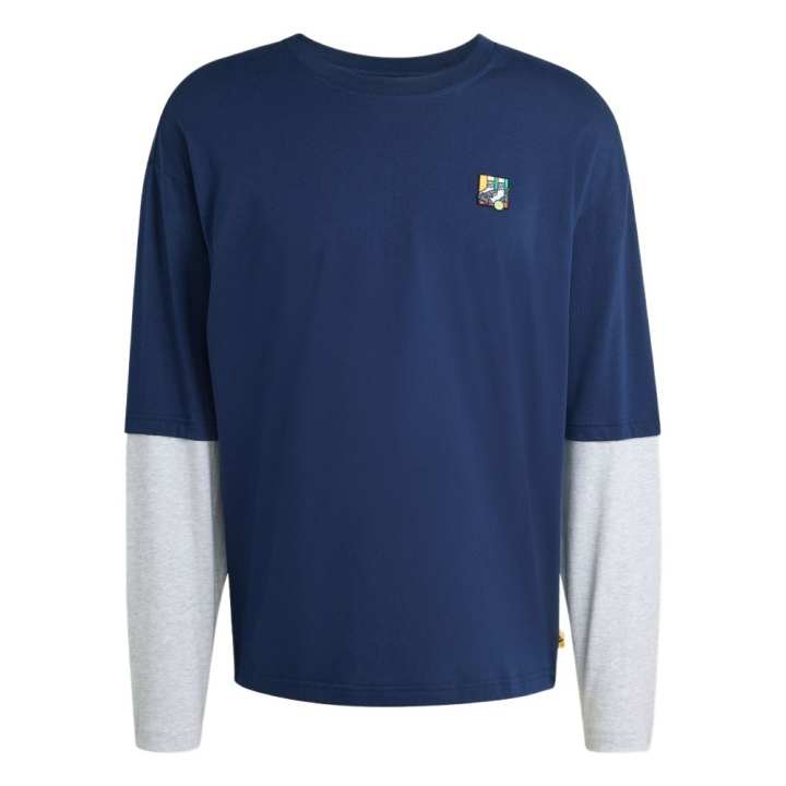 Adidas Adidas T Shirts Men's Blue Crew Neck Moderate