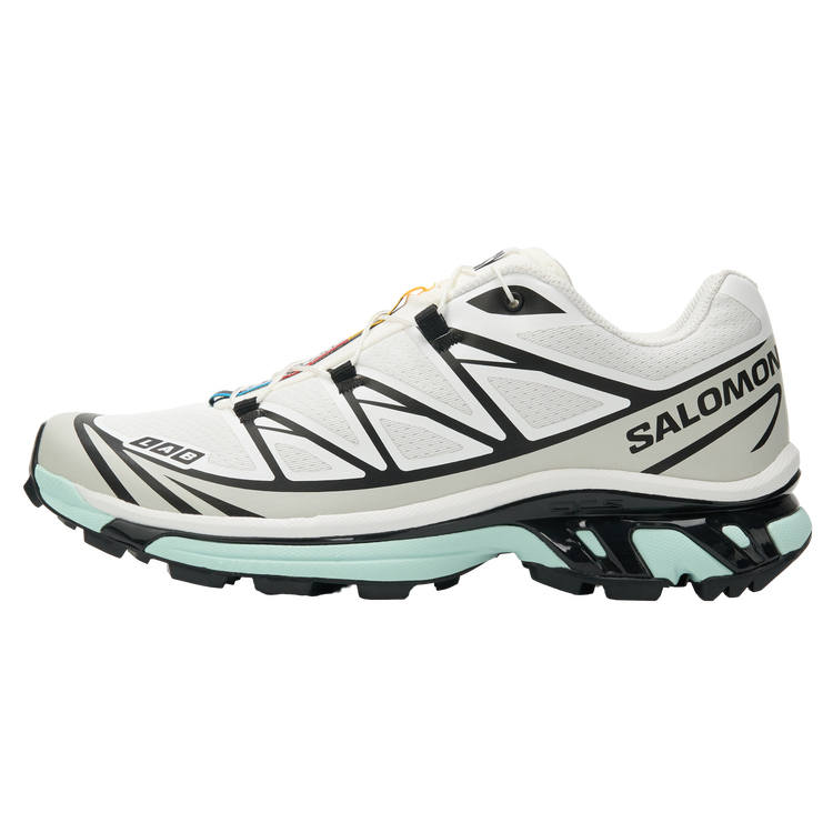 SALOMON XT 6 Running Shoes Unisex Low Top White Gray Ice Blue