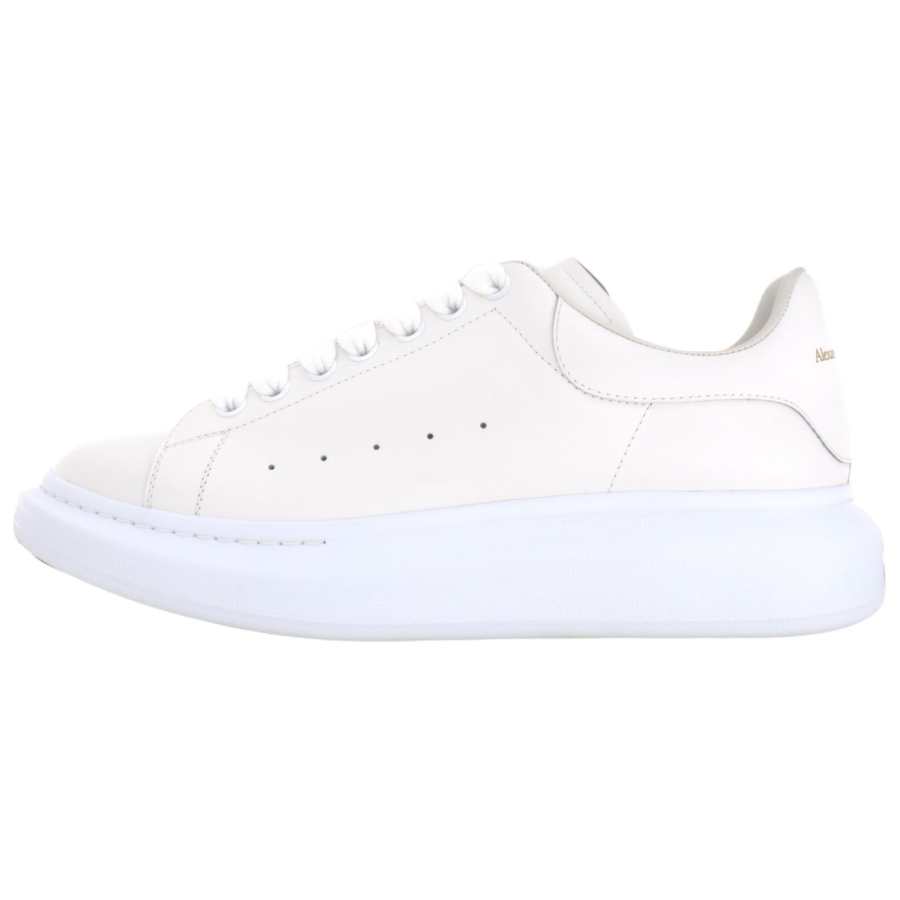 Alexander McQueen Oversized Sneaker Cow Leather Low top Casual Shoes Men's White