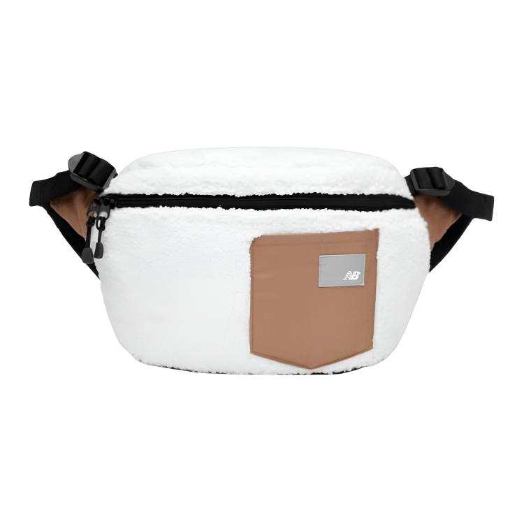 New Balance New Balance Fabric Shoulder Bag, Crossbody Bag, Sling Bag, Fanny Pack Unisex White