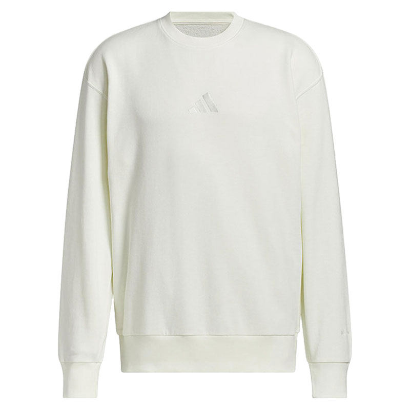 Adidas Adidas Sweatshirts Men's White Crew Neck Moderate