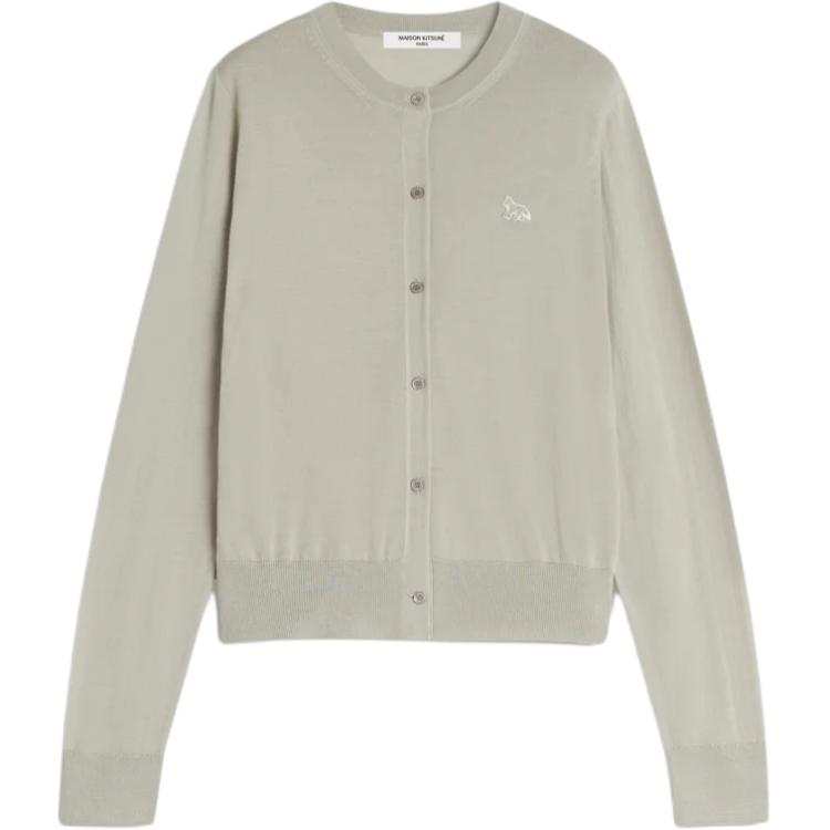 Maison Kitsune Maison Kitsune Fox Patch Button Cardigan