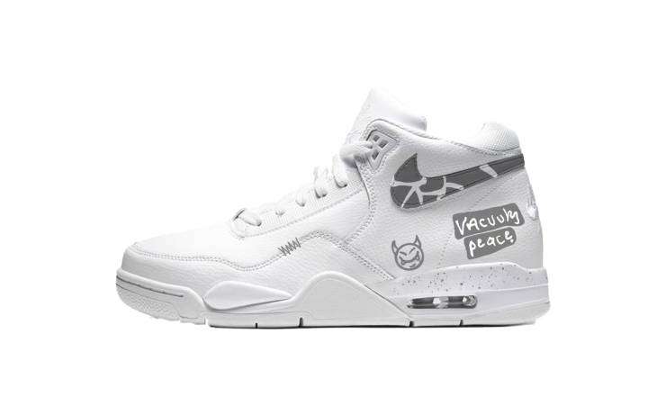 Nike Nike Flight Legacy Mid top Vintage Basketball Shoes Unisex White