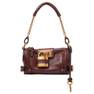 Chloé Chloe Leather Handbag Women's Burgundy