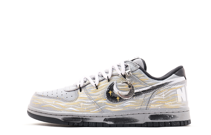 Nike Nike Dunk Cushioning Coverage Abrasion Resistant Low top Skateboard Shoes Unisex Gray