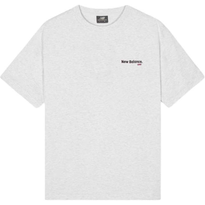 New Balance New Balance T Shirts Men's Light Gray Crew Neck