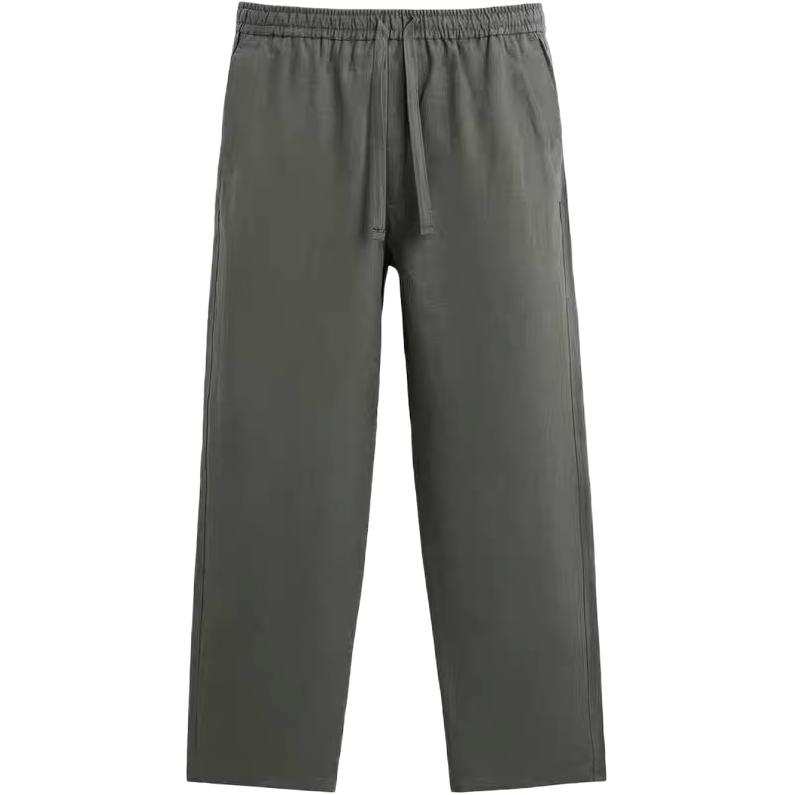ZARA Casual Pants Men's Green/Blue Moderate Straight Fit Pants