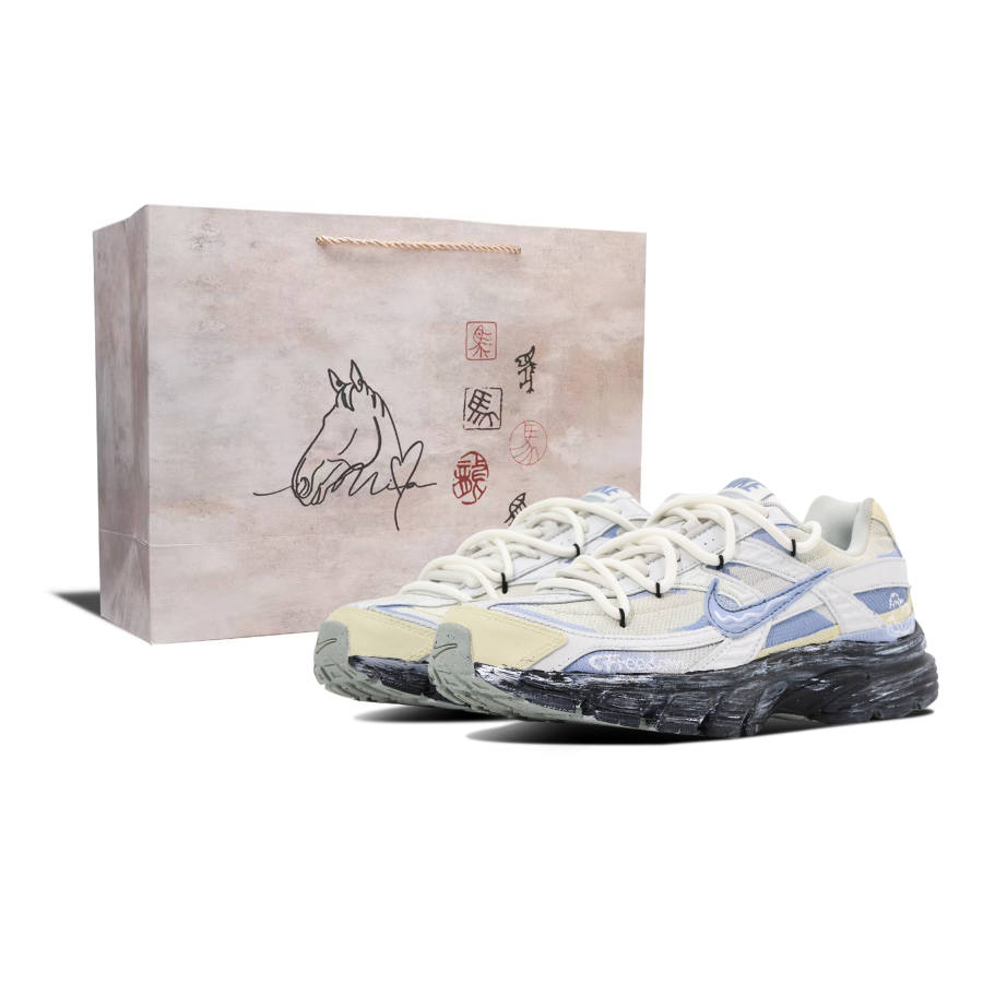 Nike Nike Initiator Cushioning Abrasion Resistant Low top Casual City Commuting Running Shoes Women's Ecru