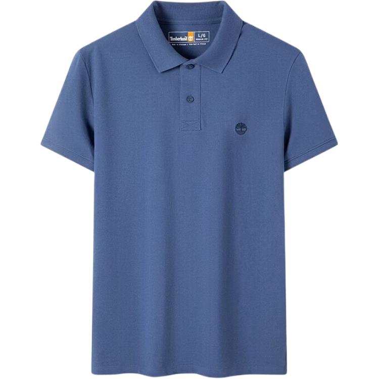 Timberland Polo Shirts Men's Sea Blue/EYO Moderate