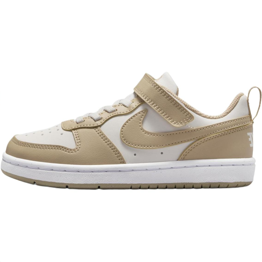 Nike Nike Court Borough Skateboard Shoes White Brown Kids'
