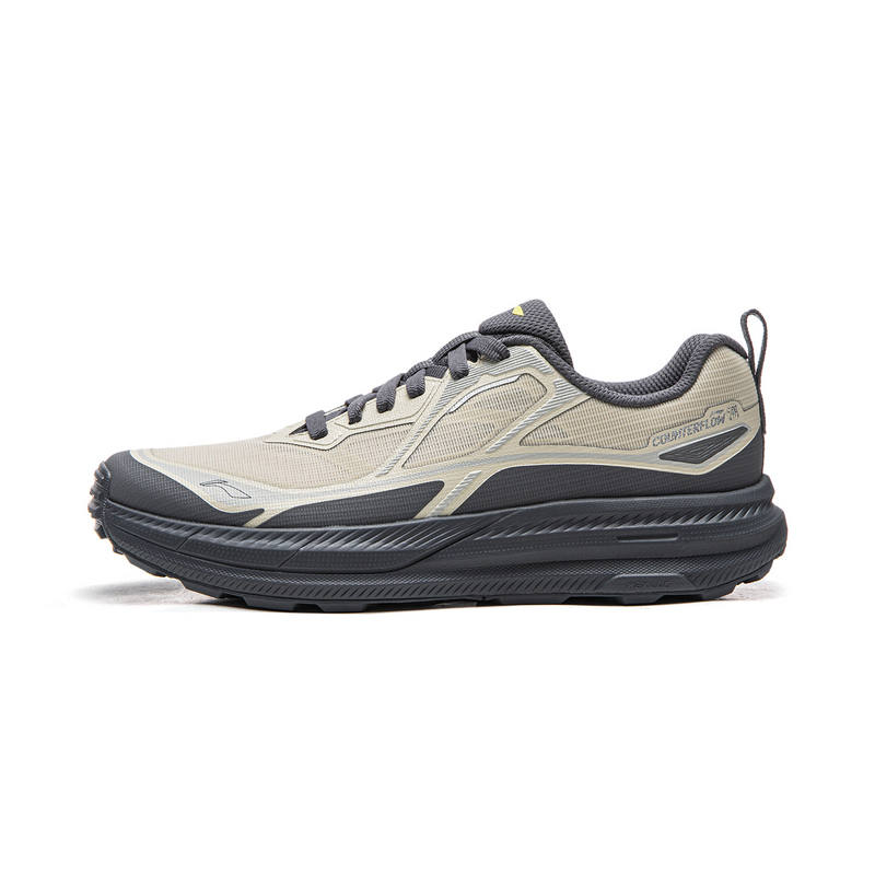 Li-Ning Li Ning Outdoor CF Tracing, Inter Industry Low top Mountaineering Hiking Shoes Men's Oat Gray/Ebony Black