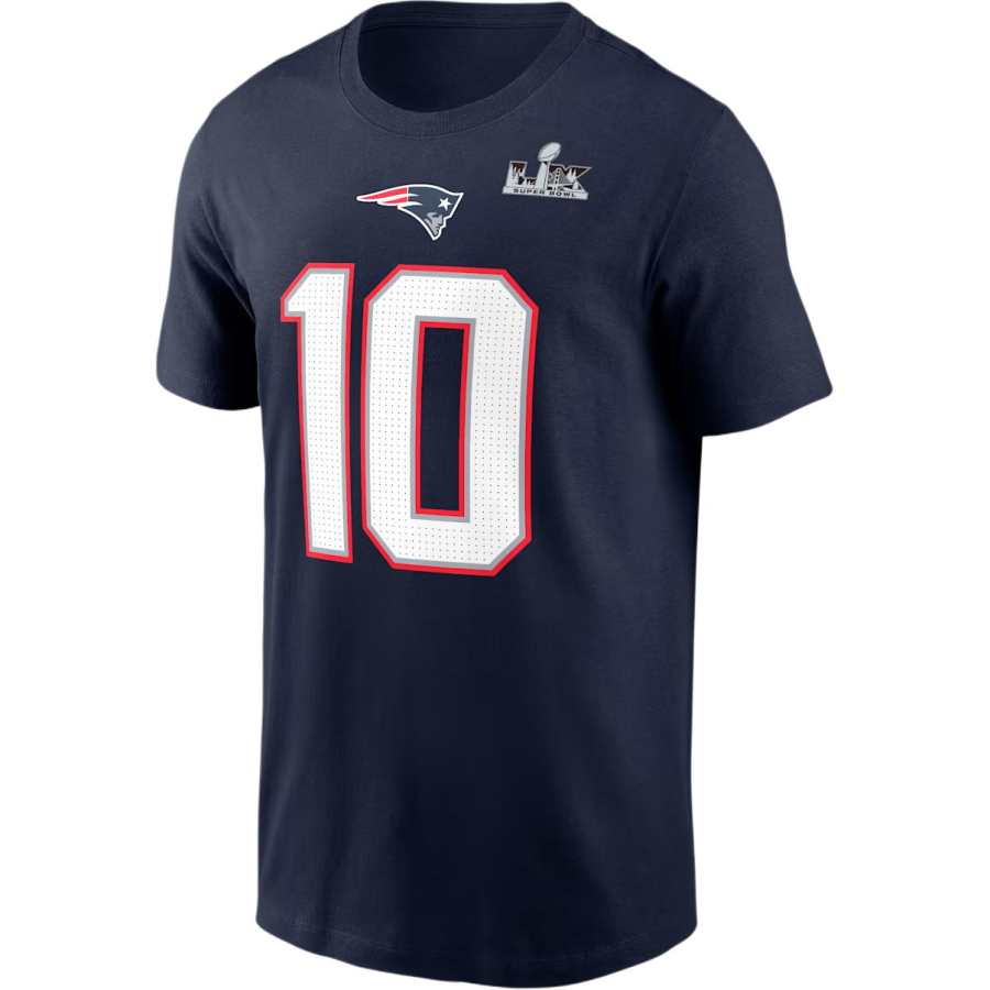 Nike Nike Drake Maye New England Patriots Super Bowl Lx Men's Nike Nfl T-Shirt