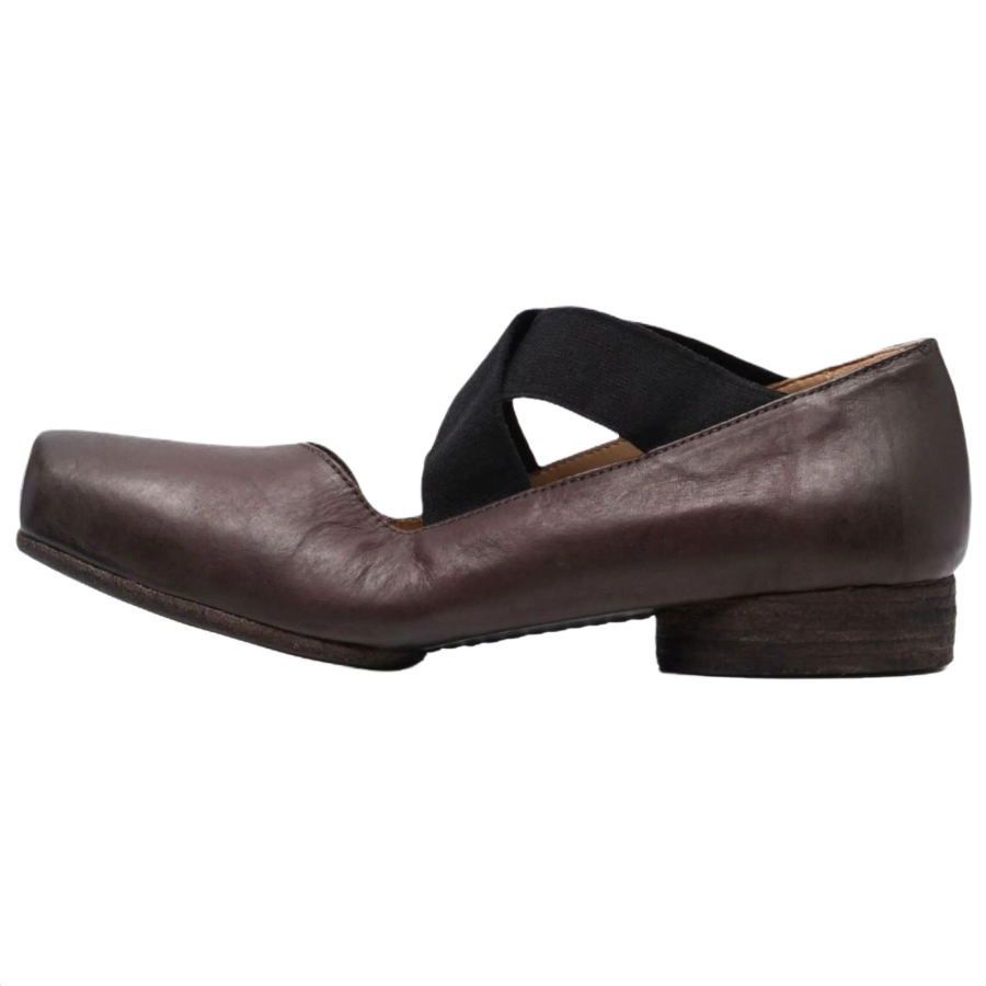 UMA WANG Leather Casual Shoes Women's Dark Brown