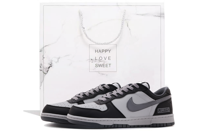 Nike Nike Big Coverage Cushioning Abrasion Resistant Low top Skateboard Shoes Unisex Gray