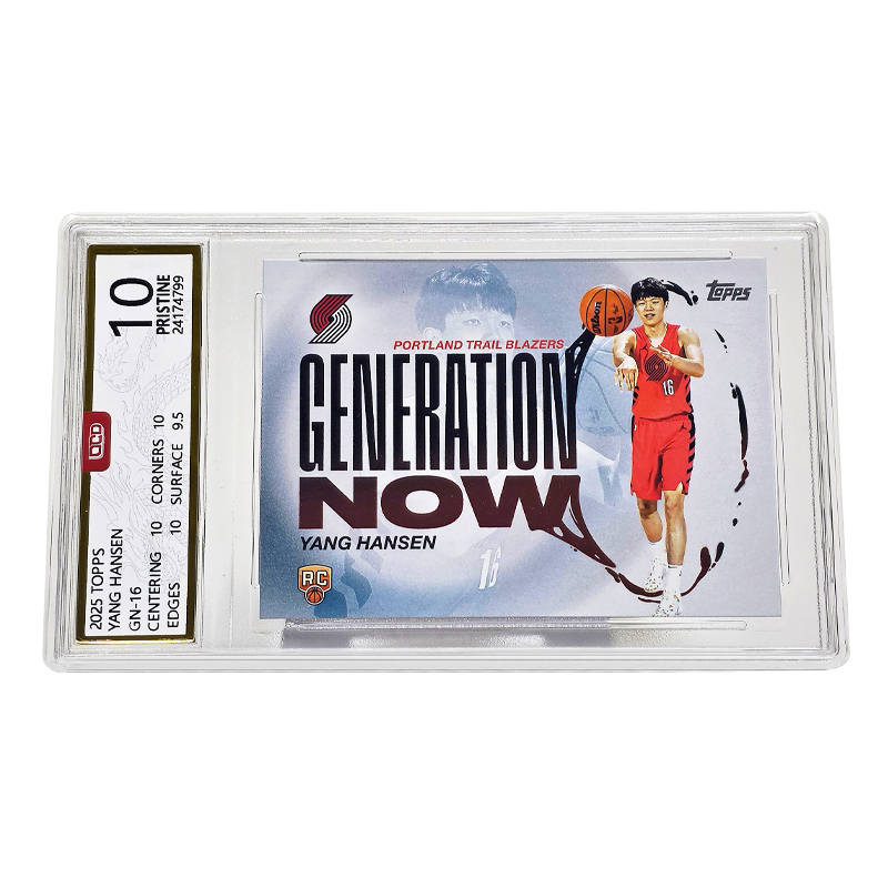 Topps Yang Hansom, Horizontal 25 Rising Stars RC Card Graded Cards 1 Pc