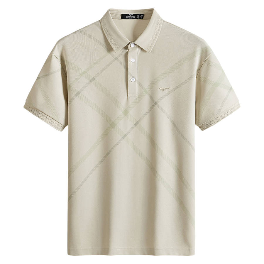 SEPTWOLVES Polo Shirts Men's Polo Collar Moderate Straight Fit