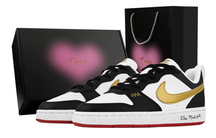 Nike Nike Court Borough Moonlight Queen, Heart Box Abrasion Resistant Slip Resistant Low top Skateboard Shoes Unisex