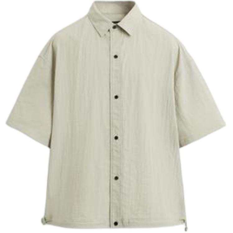 ZARA Shirts Men's Beige Turtleneck Moderate