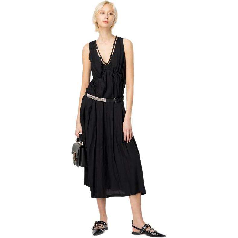 PINKO PINKO Drawstring neck Flared Short Dress
