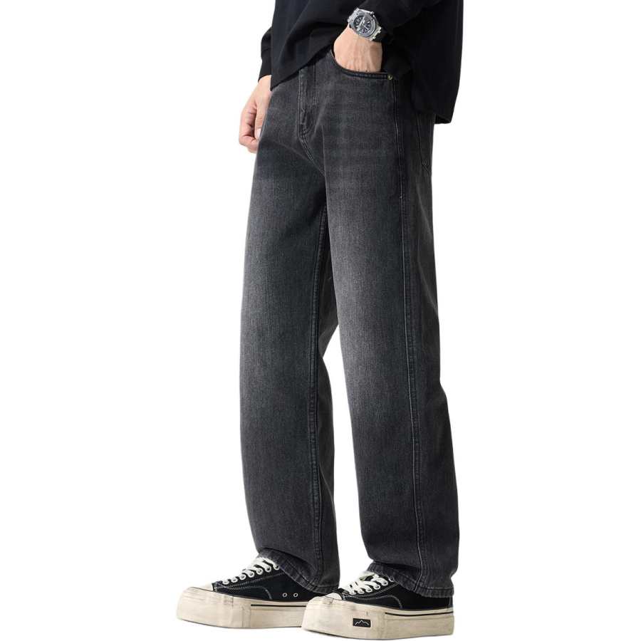 Tonlion Jeans Unisex Moderate Straight Fit Pants
