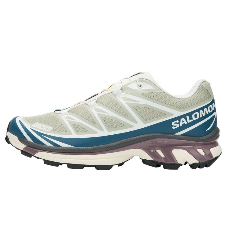 SALOMON XT 6 Running Shoes Unisex Mineral Gray Deer Blue White
