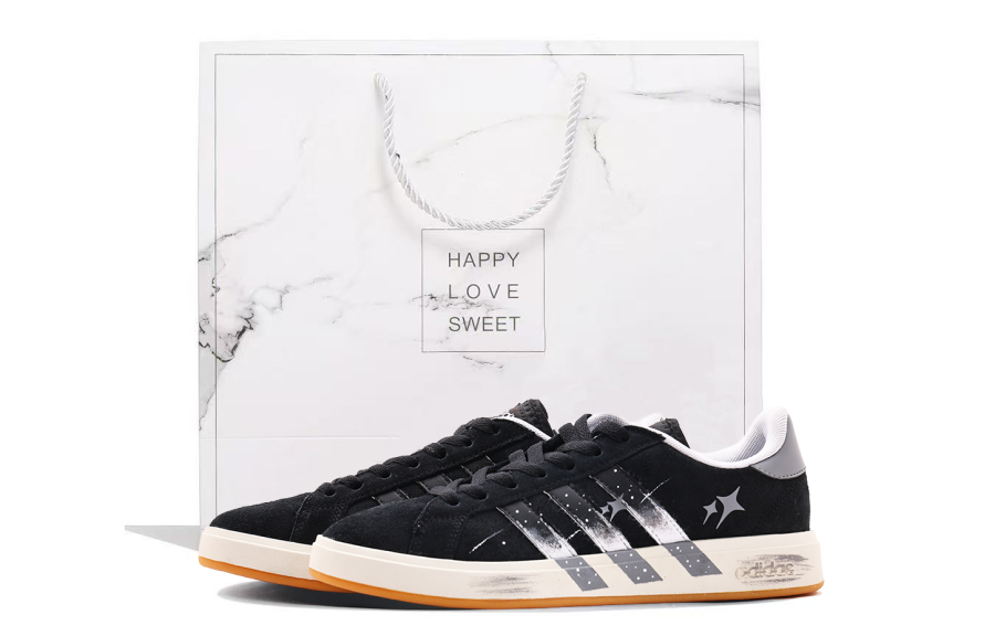 Adidas Adidas Grand Court Base 00s Coverage Slip Resistant And Abrasion Resistant Low top Skateboard Shoes Unisex