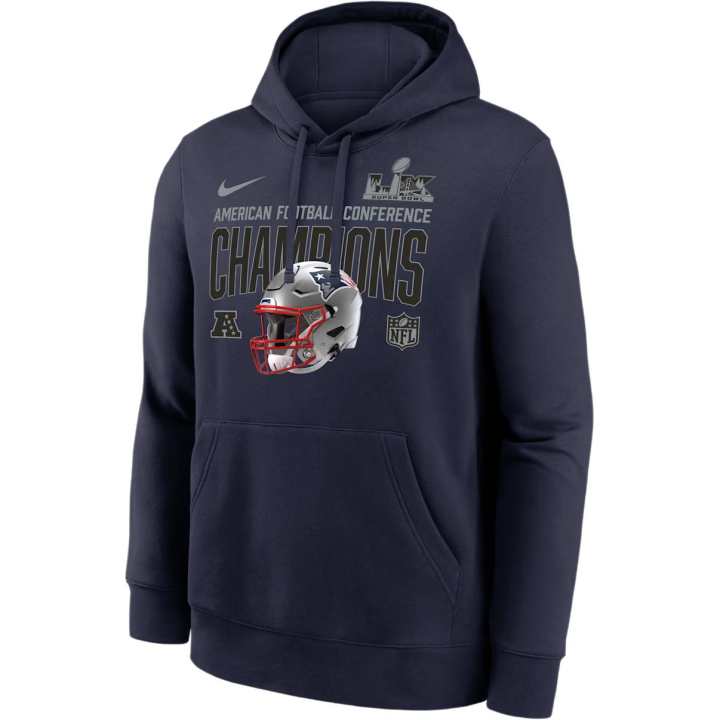 Nike Nike New England Patriots 2025 Afc East Champions Trophy Men's Nike Nfl Pullover Hoodie