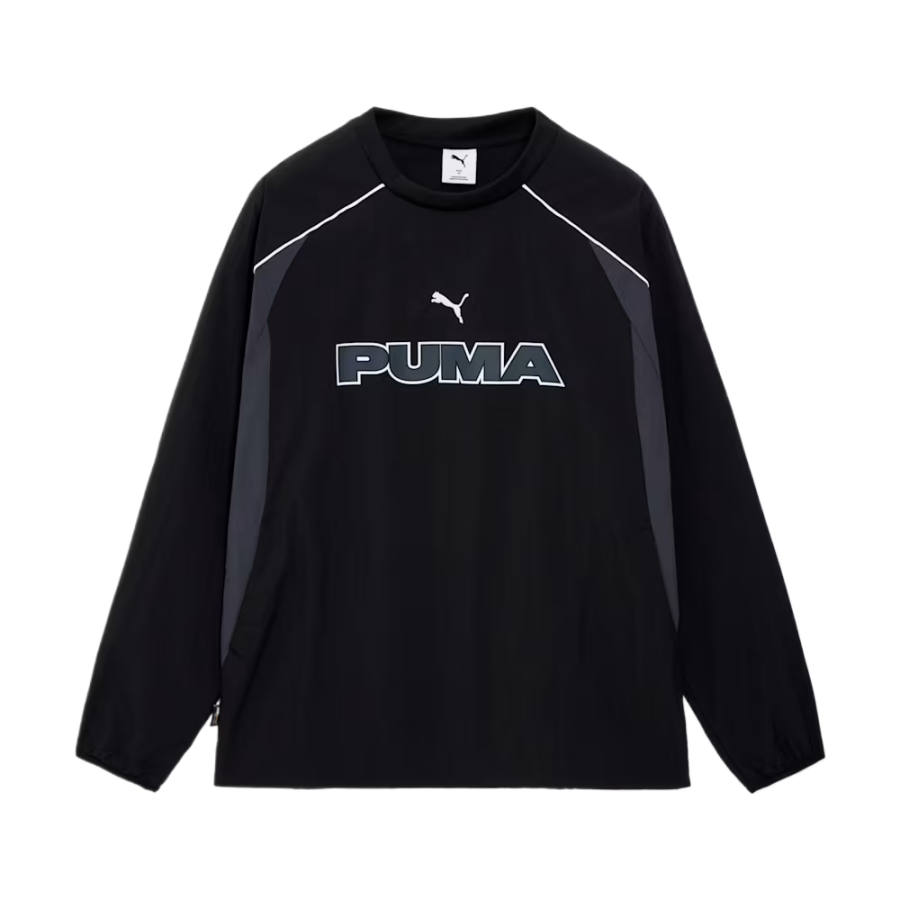 PUMA Sweatshirts Men's PUMA Black Crew Neck Moderate
