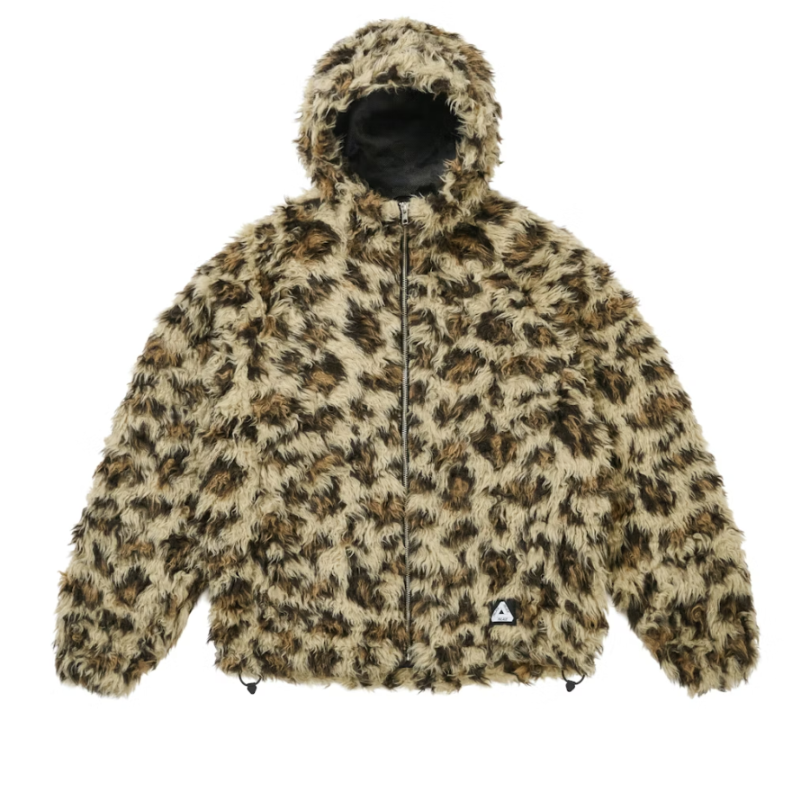 PALACE SS26 FURRY FLEECE JACKET Velvet feel Coat Unisex