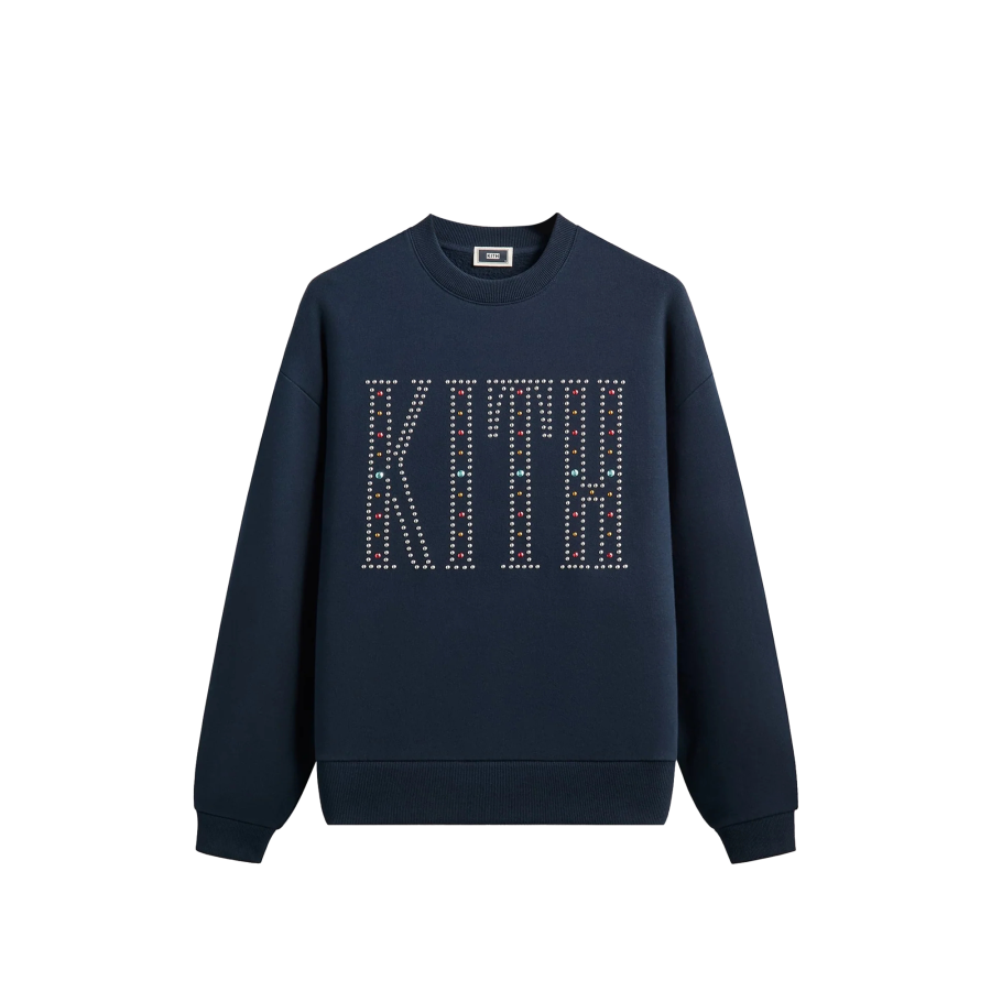 KITH KITH Sweatshirts Men's Blue Crew Neck Moderate