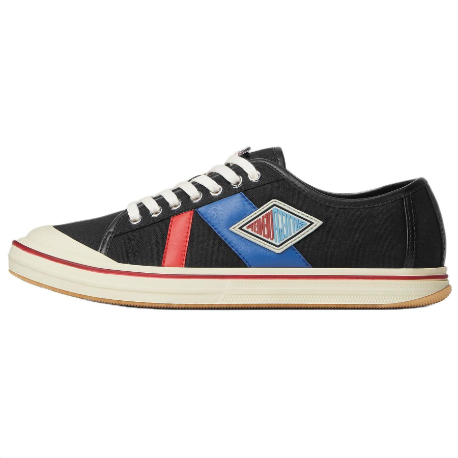 Bottega Veneta Eliot Low top Canvas Shoes Unisex Black